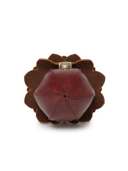 Acorn Shaped Creative Fun And Personality Lipstick Pack Pu Wallet