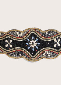 Black Wave Beads