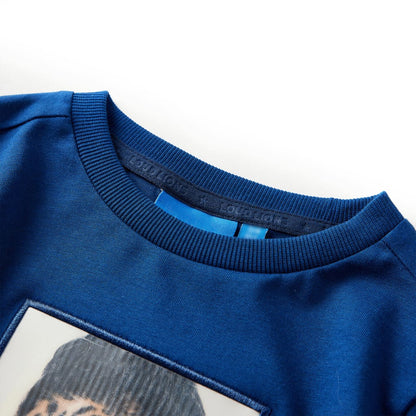 The Deep Sea: Dark Blue Signature Long Sleeve Shirt