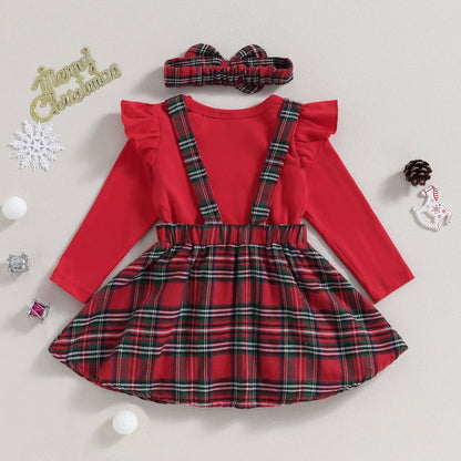 The First Noel: Christmas Newborn Girl Clothing Set