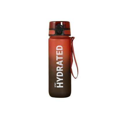 Gradient Single-layer Sports Water Bottle