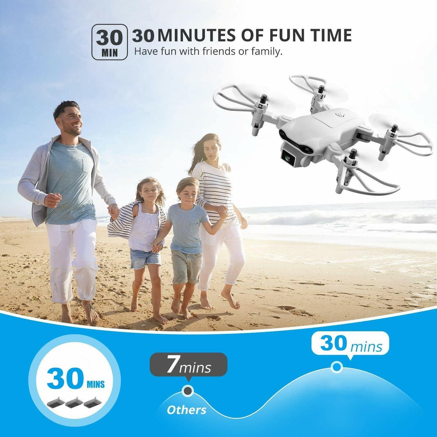4D V9 KidsCam: Mini Drone with Camera RC Toy Gift for Boys & Girls