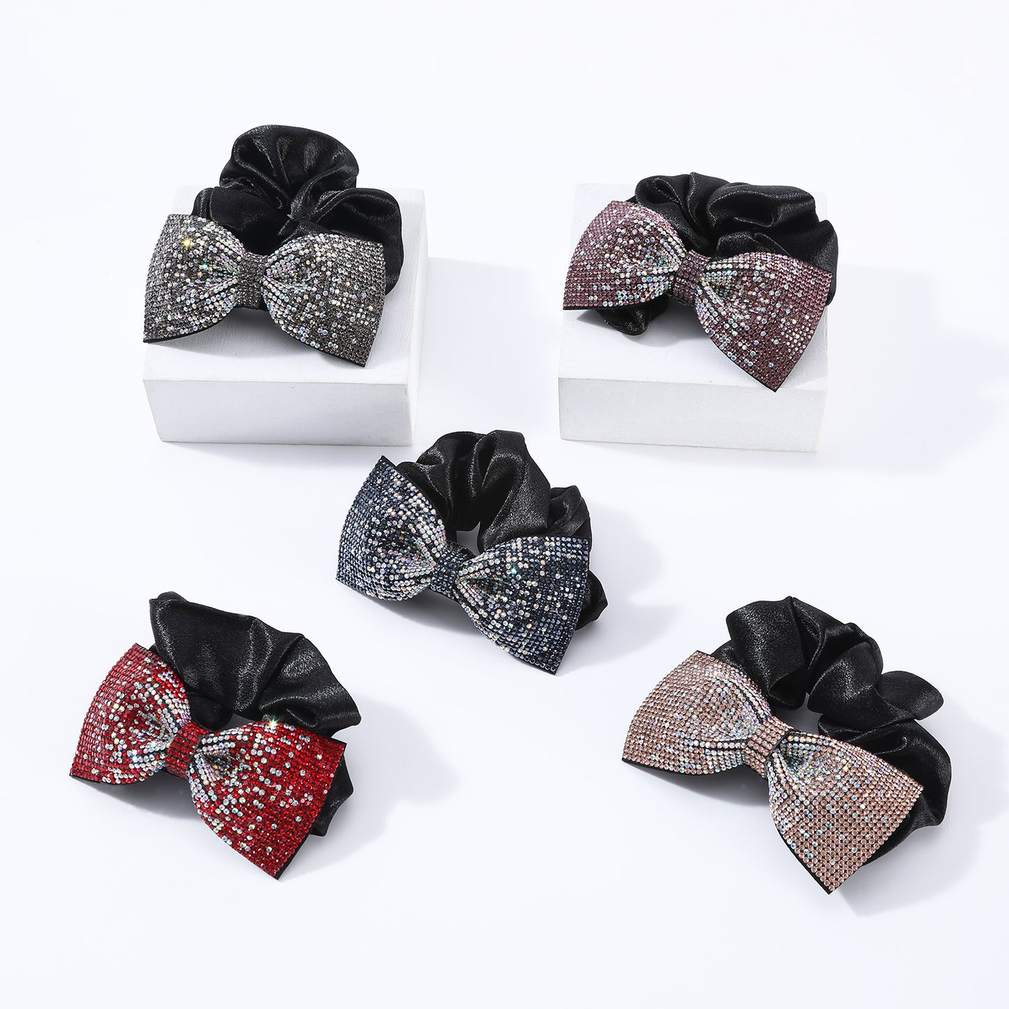 Simple Fashion And Fully-jewelled Bow Released Circle