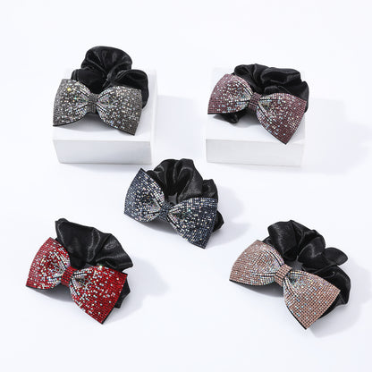 Simple Fashion And Fully-jewelled Bow Released Circle