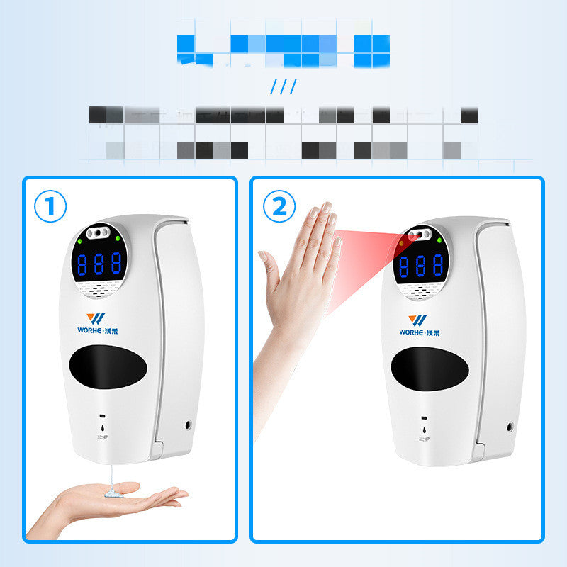 N60Pro All-in-One Hygiene Station: Soap Dispenser & Thermal Scanner