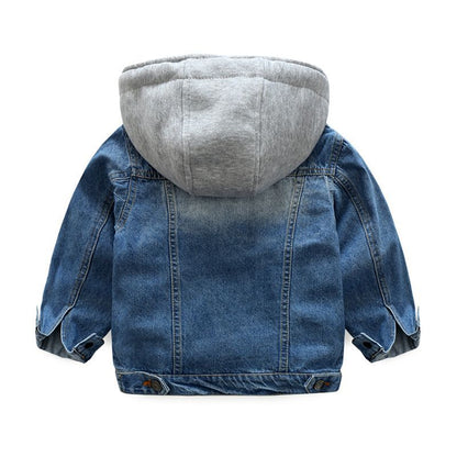The Washed Indigo: Boys’ Signature Washed Soft Denim Jacket
