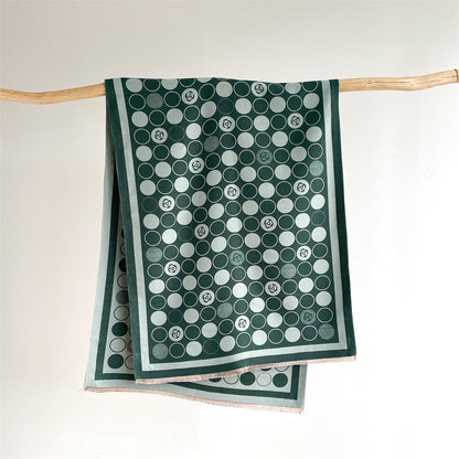 Thickened Warm Shawl Cashmere Winter Circle Scarf