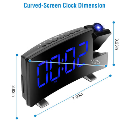 Celestial Projection: 180° Rotatable Laser Display & Radio