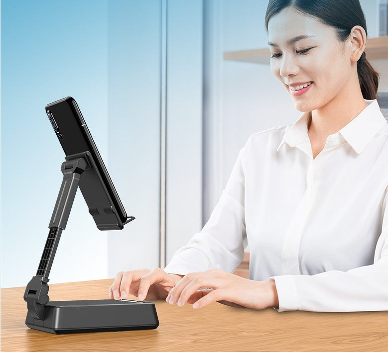 The Broadcaster Pro: HD Mic Smart Phone Stand Speaker