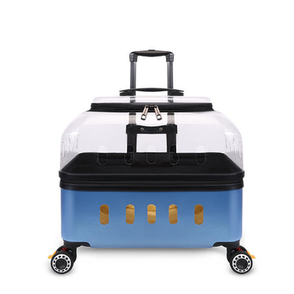 Cat Trolley Out Cat Bag Dog Portable Consignment Flight Case
