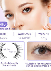 EM103 Eyelashes No Clip