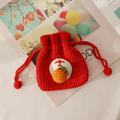 Good Luck Charm: Hand-Woven Symbolic Coin Purse