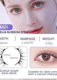EM013 Eyelashes No Clip