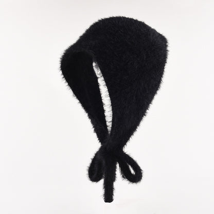 Women's Autumn And Winter Warm Plush Knitted Hat