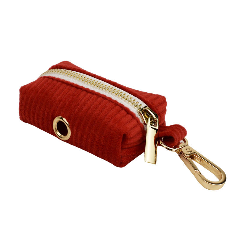 Corduroy Pet Collar Traction Rope