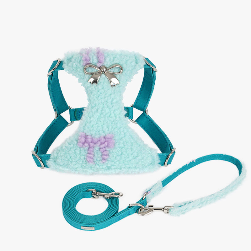 Dog Fleece Vest Chest Strap Pet Hand Holding Rope