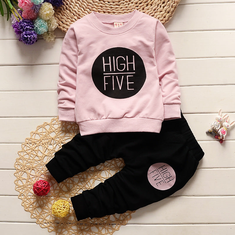 The Signature Duo: Children’s Baby Girl Two-Piece Suit