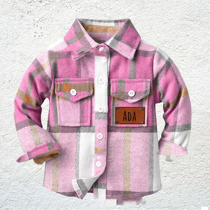 The Heritage Check: Children’s Patchwork Flannel Checkered Shirt