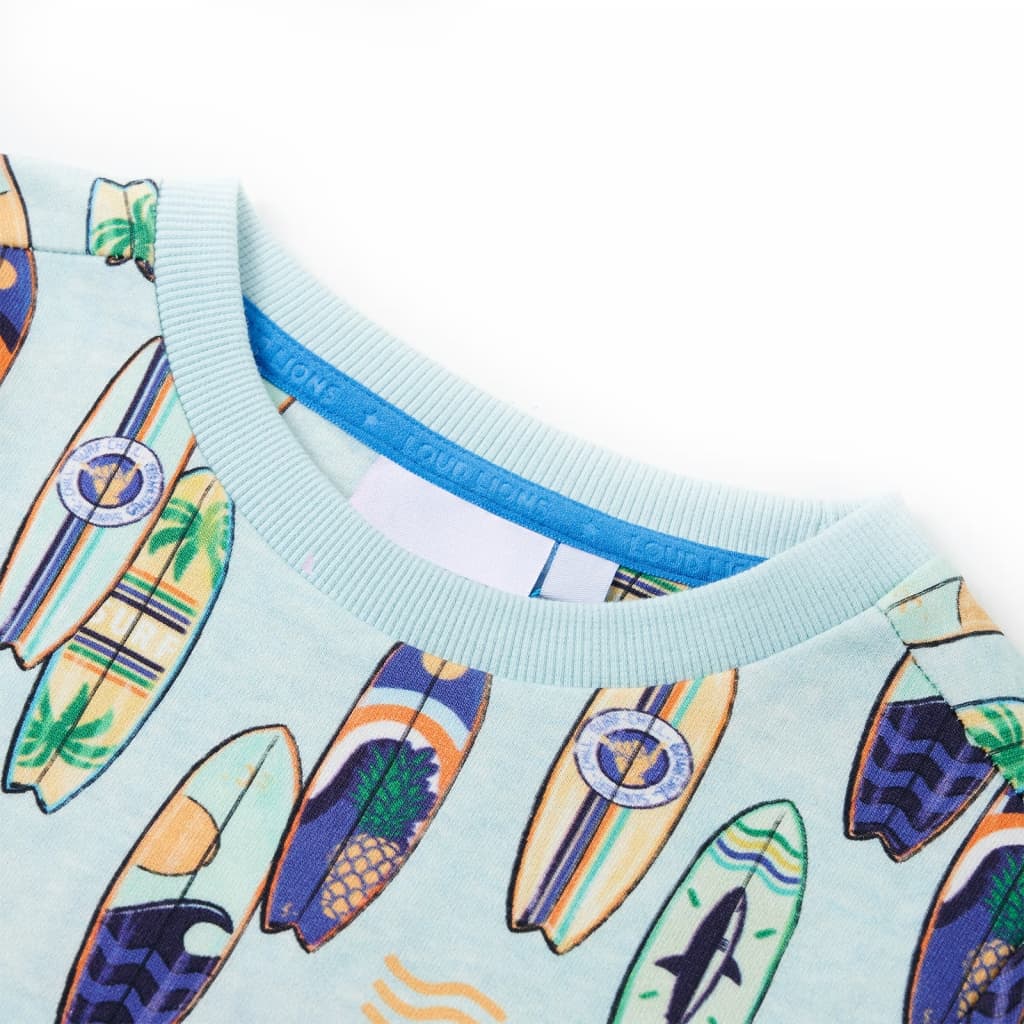 The Azure Melange: Light Blue Melange Sweatshirt Series