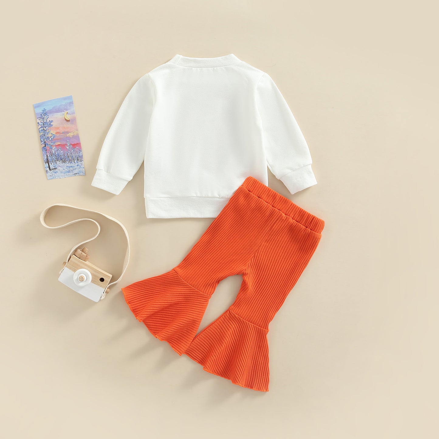 The Simple Print: Halloween White Simple Print Tee