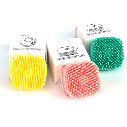 Silicone Pet Bathing & Massage Glove | Shampoo Dispensing Grooming Brush for Dogs & Cats