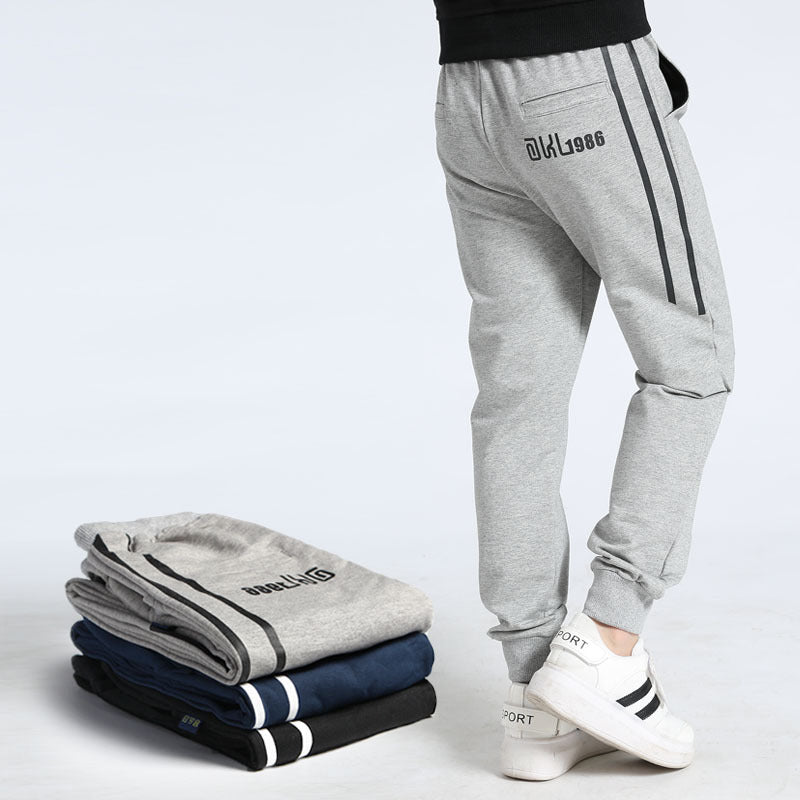 Fashion Cute Solid Color Childrens Cotton Casual Anti-Mosquito Pants Protective Charm