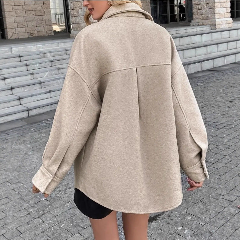 European And American Style Women's Street Fashion Casual Coat