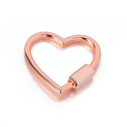 Alloy Decorative Heart-shaped Connection Buckle Accessories