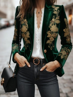 Casual Retro Stand Collar Coat