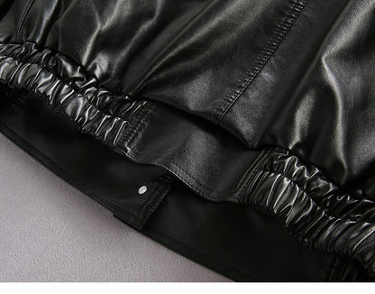 European American Street Trend Handsome Loose Leather Clothes Urban Maverick