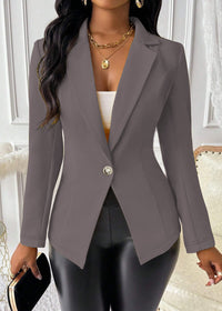 Belt Buckle Long Dark Gray