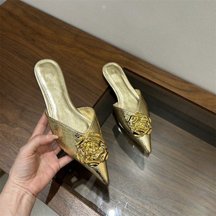 2025women's New Shoes For Spring Fashion Style Metal