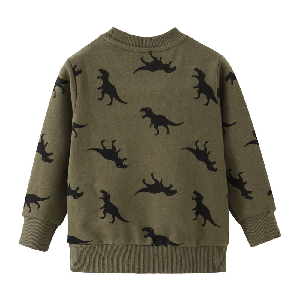 Nautical Crew Neck Cartoon Cotton Sweater
