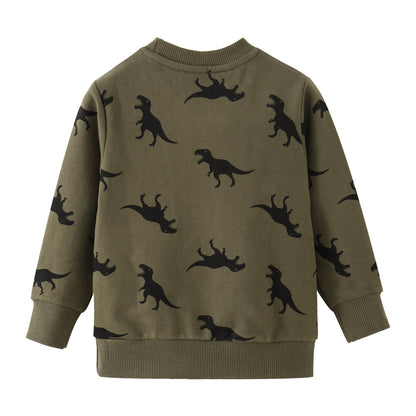 Nautical Crew Neck Cartoon Cotton Sweater