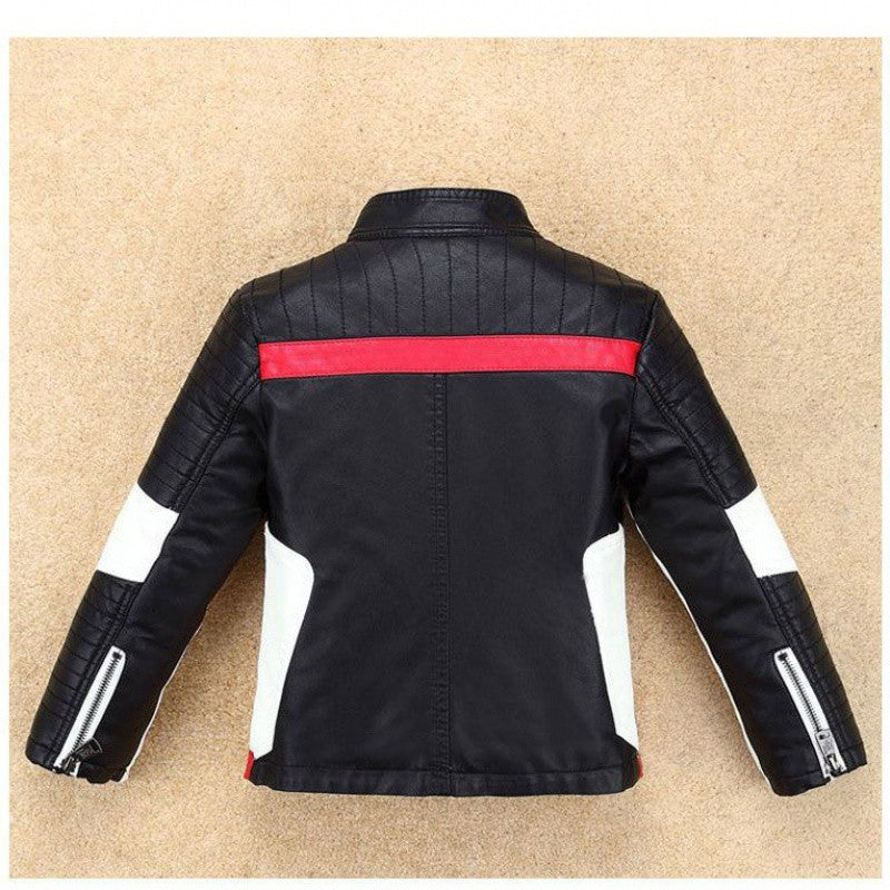 The Polished Maverick: Thickened Handsome Leather Jacket