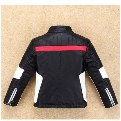 The Polished Maverick: Thickened Handsome Leather Jacket
