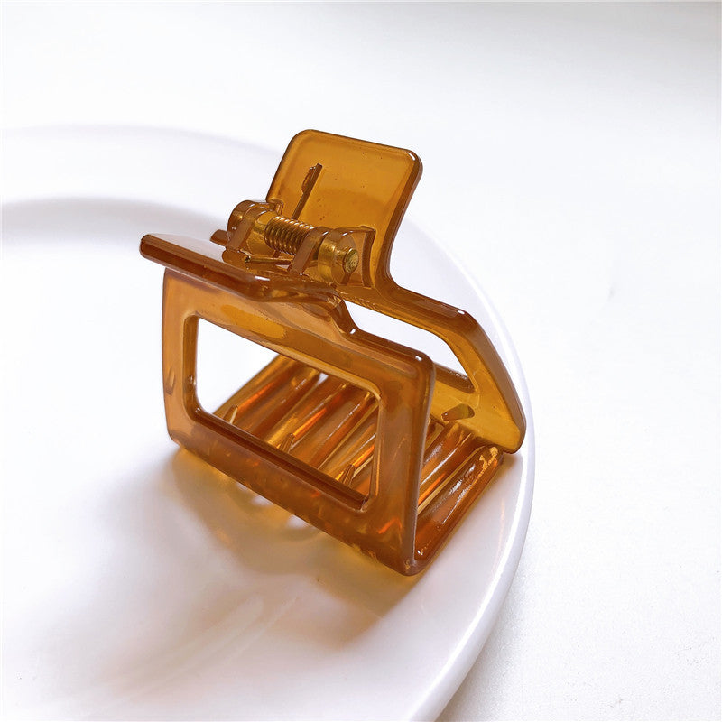 Hollow Square Ponytail And Updo Small Hairclip