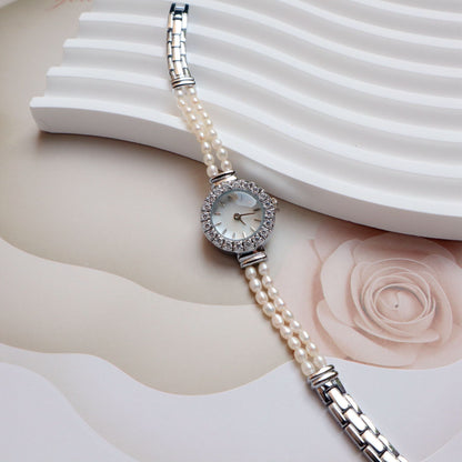 Women's All-match 6A Natural Freshwater Pearl High-grade Bracelet Watch