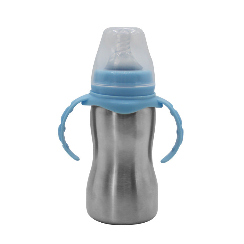 Baby Newborn Drinking Water Wide Mouth With Detachable Handle Bottle