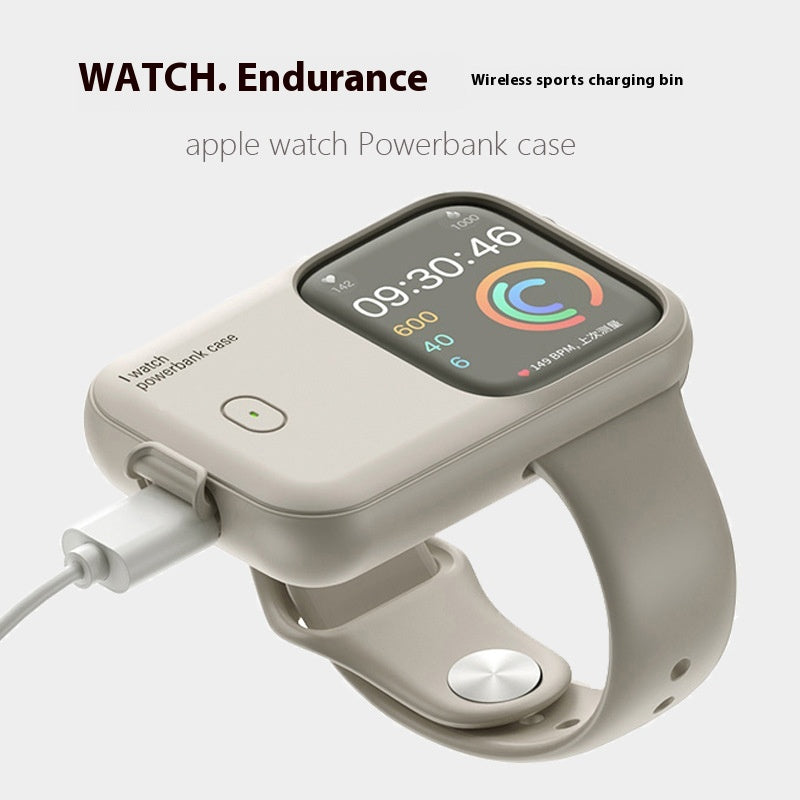 WristPower Watch: Portable Wireless Power Bank Compatible with Smartwatch