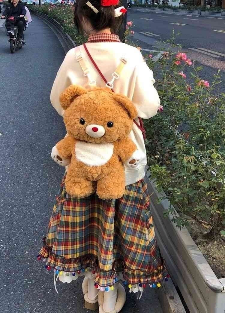 Christmas Retro Color Plaid Skirt For Women