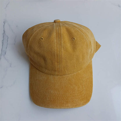 The Heritage Wash: Retro Washed Cotton Peaked Cap