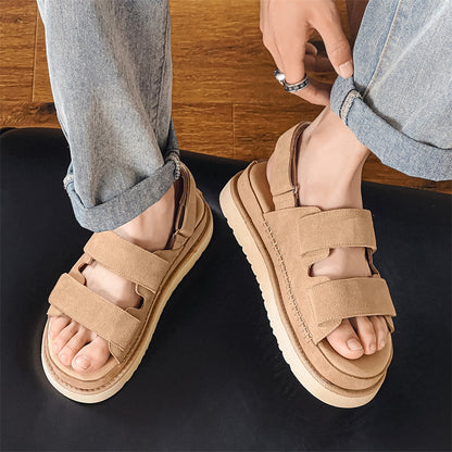 Women's Thick-soled Casual British-style All-match Roman Shoes