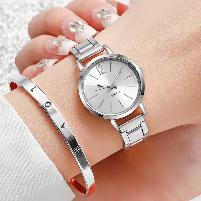 Women's Minimalist Casual Versatile Watch Bracelet Set