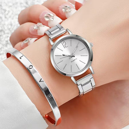 Women's Minimalist Casual Versatile Watch Bracelet Set