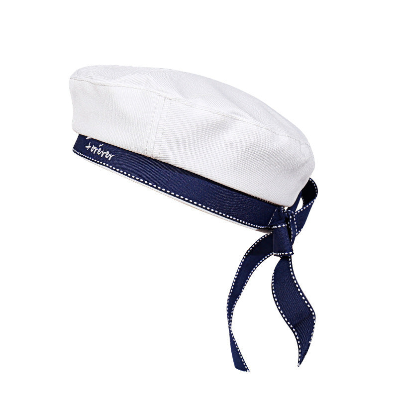 Navy Style A Sailor's Cap Children's Uniform Hat Ribbon