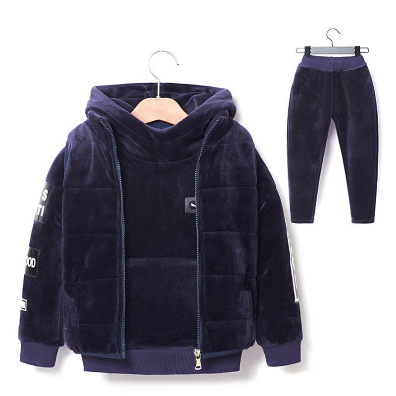 Triple-Element Winter Thickened Tide Suit
