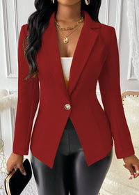 Belt Buckle Long Red