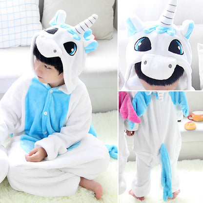The Long Sleeve Flannel: Children’s Animal One-Piece