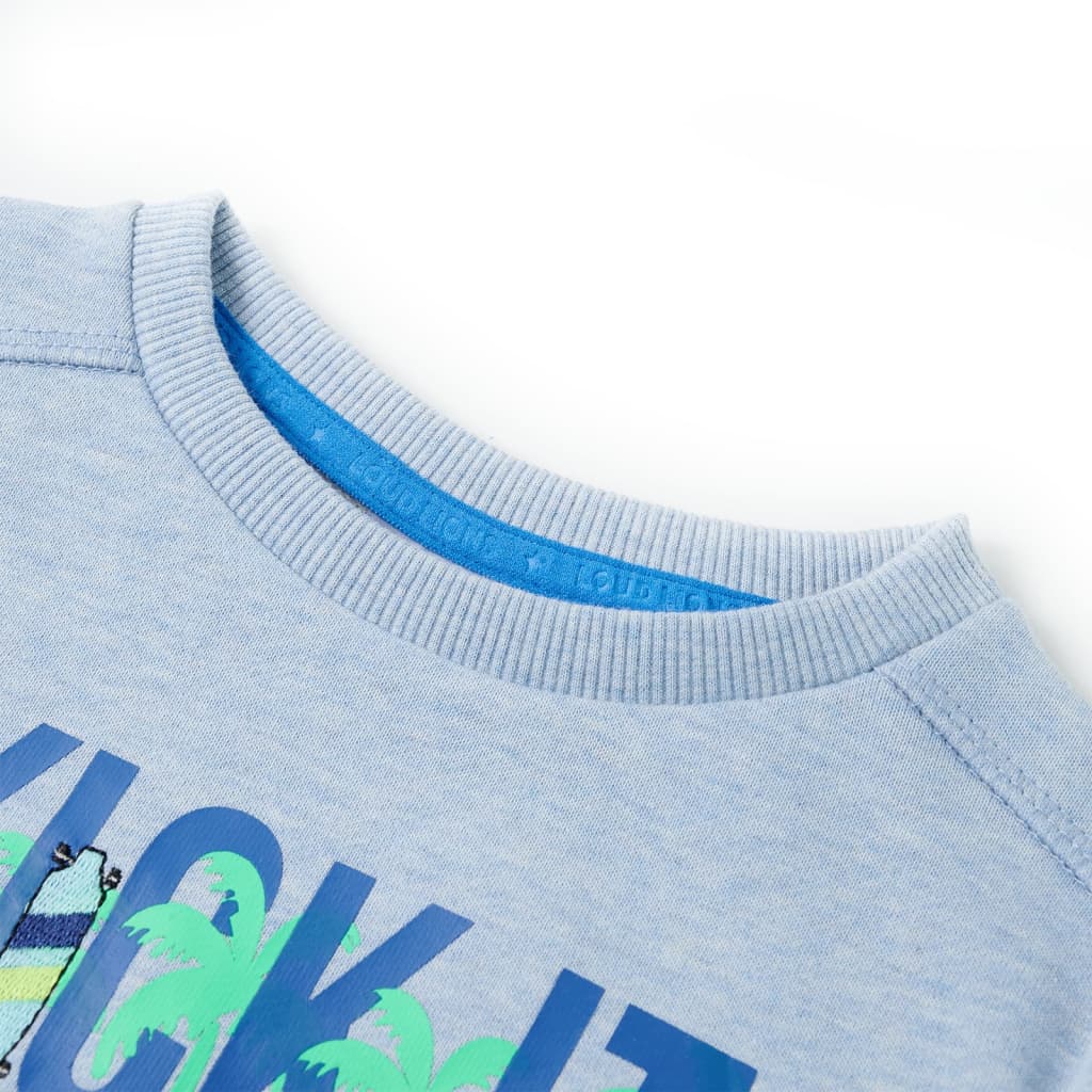 The Sky Melange: Premium Light Blue Sweatshirt Collection